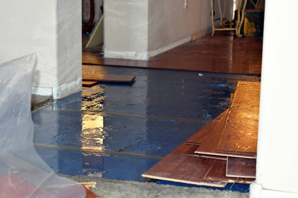 Professional Sewage Cleanup technician working in Weaver, AL